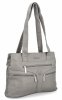 Torebka Damska typu Shopper Bag firmy Hernan Jasno Szara